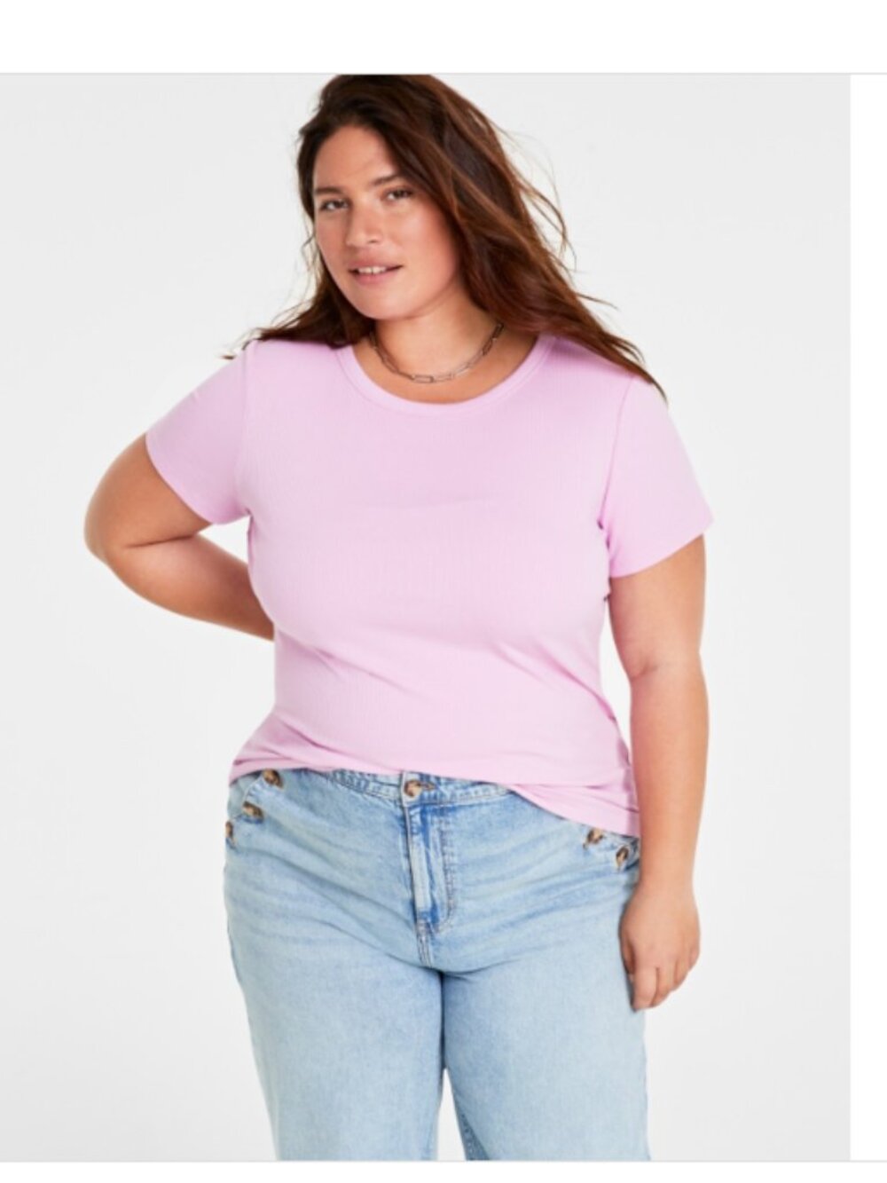 On 34th Women's Ribbed T-Shirt